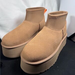 UGG Classic Mini Dipper for Women Chestnut Suede Boots